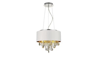 SL1350.503.04 Светильник подвесной ST-Luce Хром/Белый, Золотистый, Прозрачный E14 4*40W