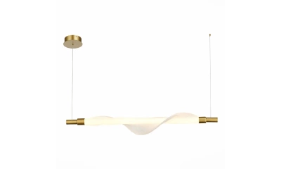 SL6109.203.01 Светильник подвесной ST-Luce Золотистый/Белый LED 1*25W 3000K