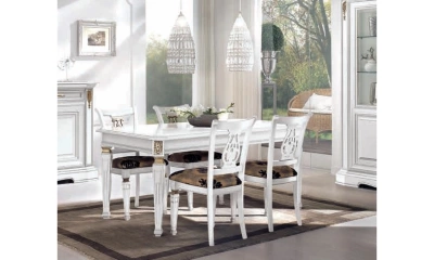 Столовая группа Vaccari Giovanni Bella Italia (стол обеденный, 6 стульев)