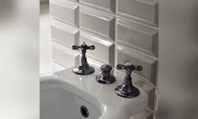 Sbordoni Margherita Смеситель Для Биде На 3 Отверстия, Цвет Черный Никель