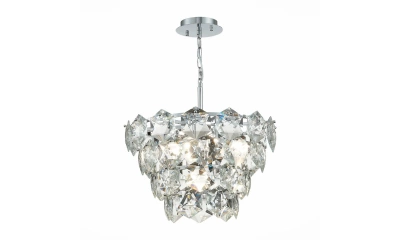 SL1631.103.06 Люстра подвесная ST-Luce Хром/Прозрачный E14 6*40W