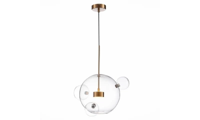 SL1133.203.01 Светильник подвесной ST-Luce Латунь/Прозрачный LED 1*14W 3000K