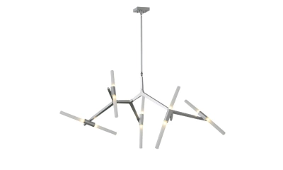 SL947.102.10 Люстра потолочная ST-Luce Серебристый/Белый G9 10*5W