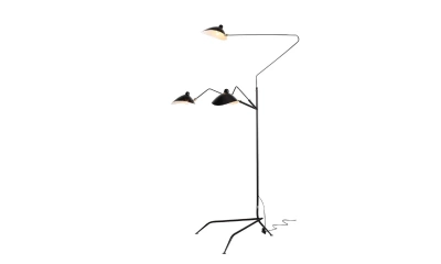 SL305.405.03 Торшер ST-Luce Черный/Черный, Белый E27 3*60W