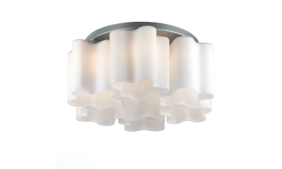 SL116.502.06 Люстра потолочная ST-Luce Серебристый/Белый E27 6*60W