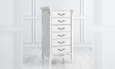 Комод Kreind Silvery Rome Высокий 6 Ящиков S108-K00-S