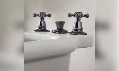 Sbordoni Londra Смеситель Для Биде На 3 Отверстия, Цвет Черный Никель