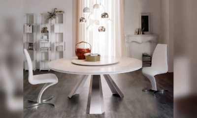 Стол Cattelan Italia Eliot Round + Lazy Susan
