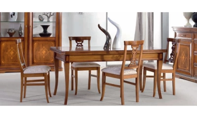 Столовая группа Vaccari Giovanni Bella Italia (стол обеденный, 6 стульев)