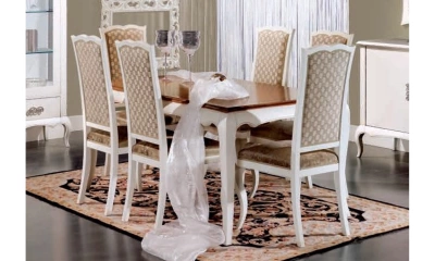 Столовая группа Vaccari Giovanni Bella Italia (стол обеденный, 6 стульев)