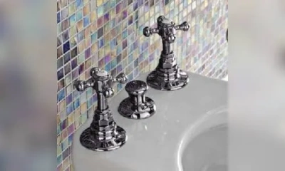 Sbordoni Parigi Смеситель Для Биде На 3 Отверстия, Цвет Черный Никель