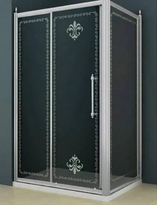 Cezares (Cezares Russia) Cezares Душевое Ограждение 1200*900*1950 Хром/Стекло Прозрачное, Рисунок Матовый