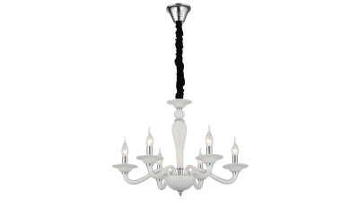 SL1112.503.06 Люстра подвесная ST-Luce Хром, Белый/Белый E14 6*40W