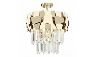 SL1232.202.05 Люстра потолочная ST-Luce Золотистый/Прозрачный, Золотистый E14 5*60W
