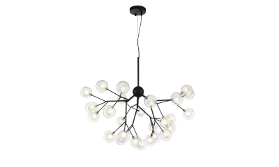 SL376.403.27 Светильник подвесной ST-Luce Черный/Прозрачный, Белый G4 LED 27*2W