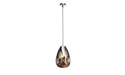 SL328.103.01 Светильник подвесной ST-Luce Хром/Янтарный E27 1*60W