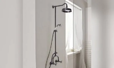 Sbordoni Antica Смеситель Для Душа На 2 Отверстия, Цвет Черный Никель