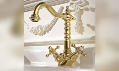 Sbordoni Londra Смеситель Для Раковины На 1 Отверстие, Цвет Глянцевая Латунь