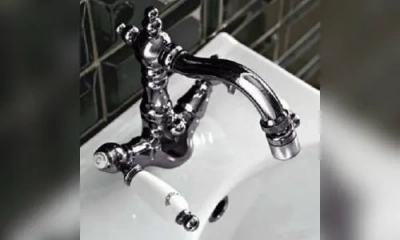 Sbordoni Livia Смеситель Для Биде На 1 Отверстие, Цвет Черный Никель/Белый