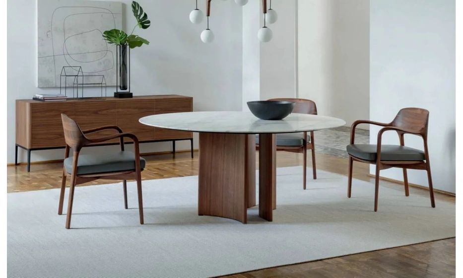 Стол Porada Alan Tondo 3 Gambe M - фото 1