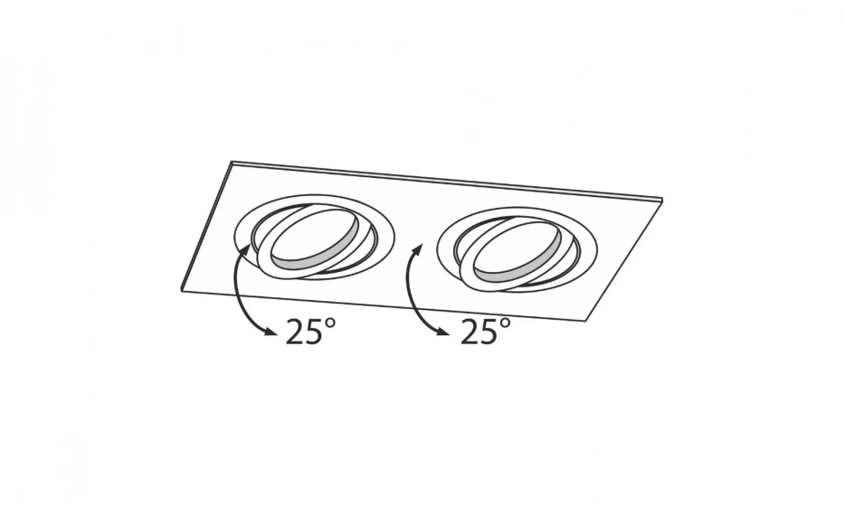 Встраиваемый Светильник Technical Dl024-2-02B - фото 2