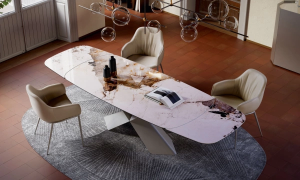 Стол обеденный Tyron Keramik Drive Cattelan Italia