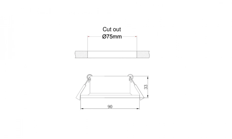 Встраиваемый Светильник Technical Dl041-01B - фото 2