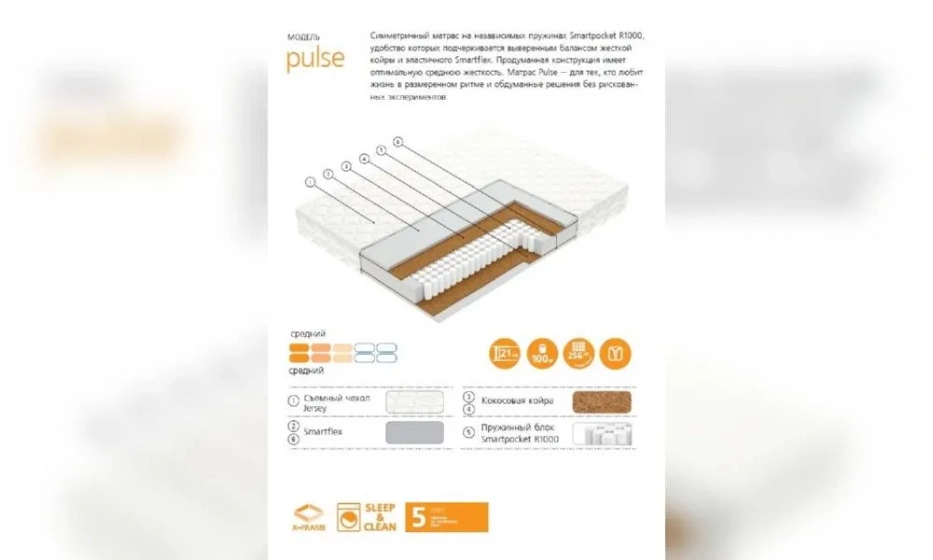 Матрас Вегас Pulse-3 - фото 1