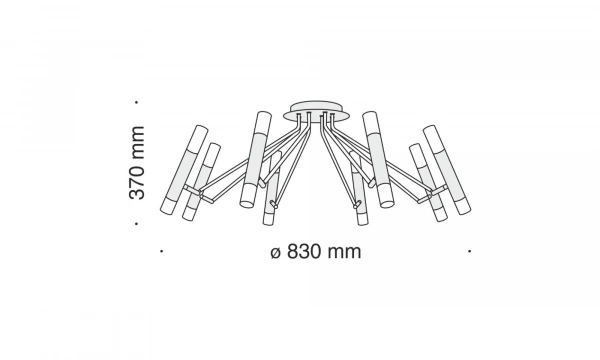 Потолочный Светильник Technical Mod620Cl-16B