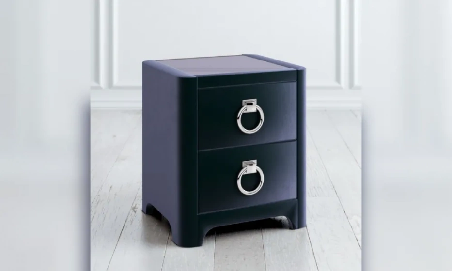 Прикроватная Мягкая Тумба 2 Ящика T101-N-B18 - фото 1