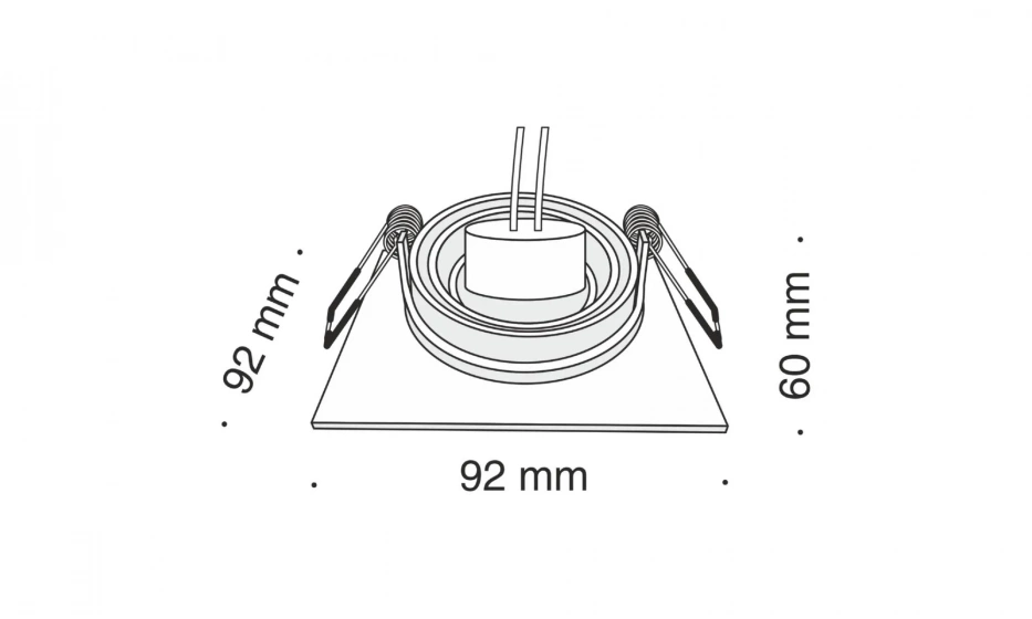 Встраиваемый Светильник Technical Dl024-2-01B - фото 3