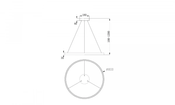 Подвесной Светильник Technical Mod058Pl-L42B4K