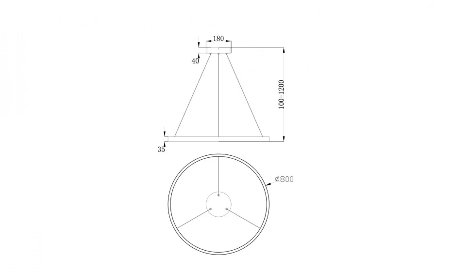 Подвесной Светильник Technical Mod058Pl-L42B4K - фото 2