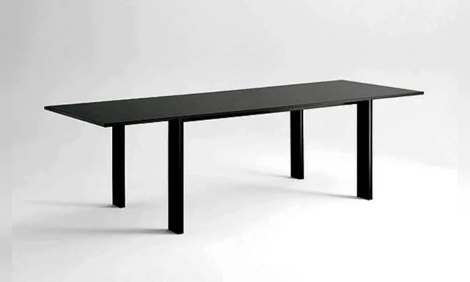 Стол На Каркасе Из Алюминия Со Стеклянной Столешницей Tabula, Rimadesio - фото 1