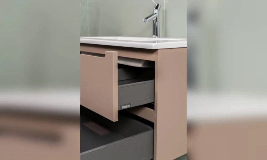 Тумба С Раковиной Scavolini Idro Fresh 71517016+32004832 90X51 См. Серо-Бежевый - фото 5