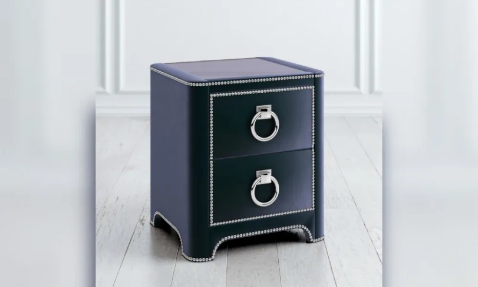 Прикроватная Мягкая Тумба 2 Ящика T106-Nn-B18 - фото 1