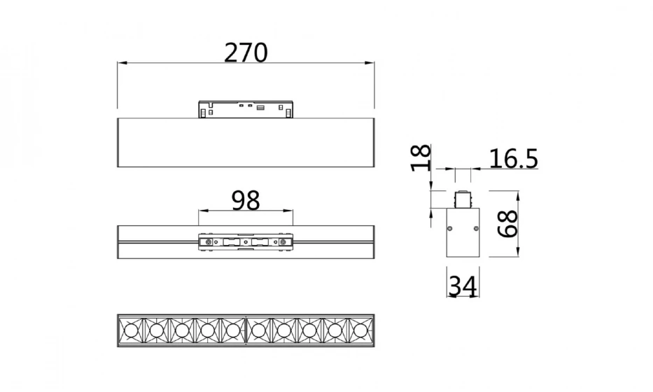 Трековый Светильник Technical Tr014-2-20W4K-B - фото 4