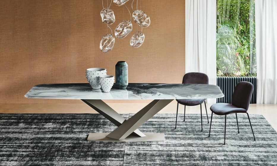 Стол обеденный Stratos Crystalart Cattelan Italia - фото 1