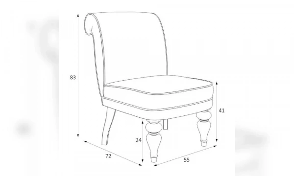 Кресло Kreind Лира M16-B-B12