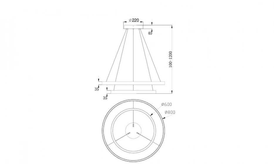 Подвесной Светильник Technical Mod058Pl-L74W4K - фото 5