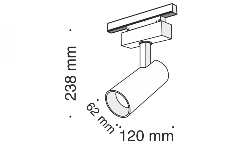 Трековый Светильник Technical Tr019-2-15W3K-B - фото 2