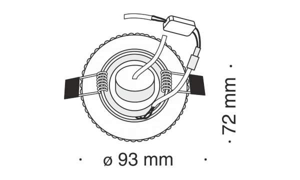 Встраиваемый Светильник Technical Dl294-5-3W-Wc