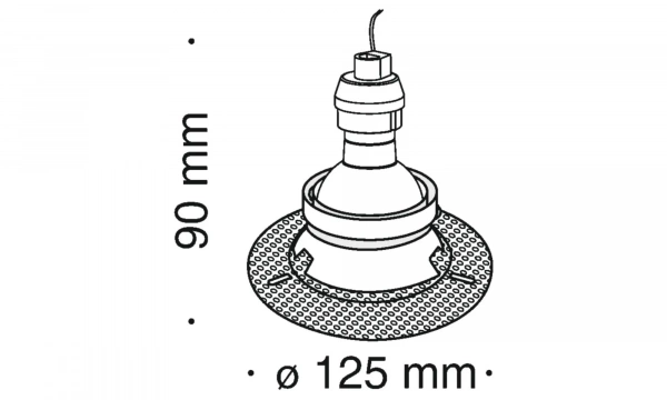 Встраиваемый Светильник Technical Dl042-01B