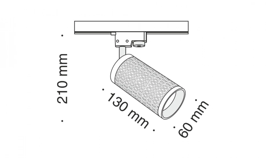 Трековый Светильник Technical Tr011-1-Gu10-B - фото 2