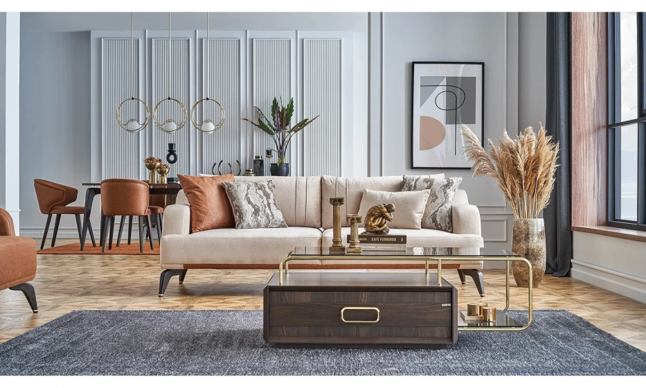 Диван 3Х Местный Venera Turkey 22X10X9 - фото 1