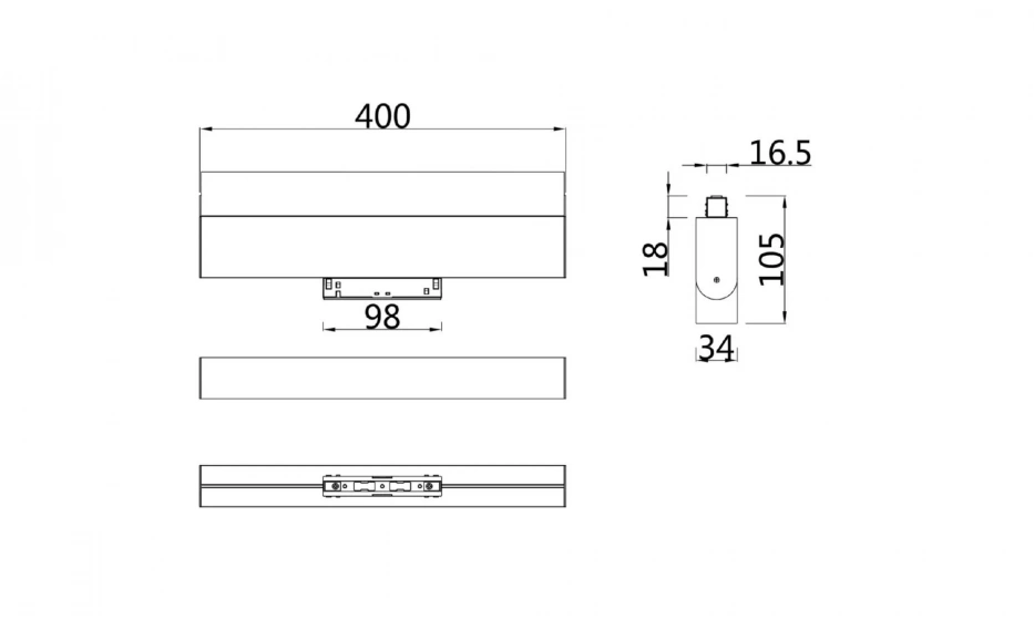 Трековый Светильник Technical Tr013-2-20W4K-B - фото 5