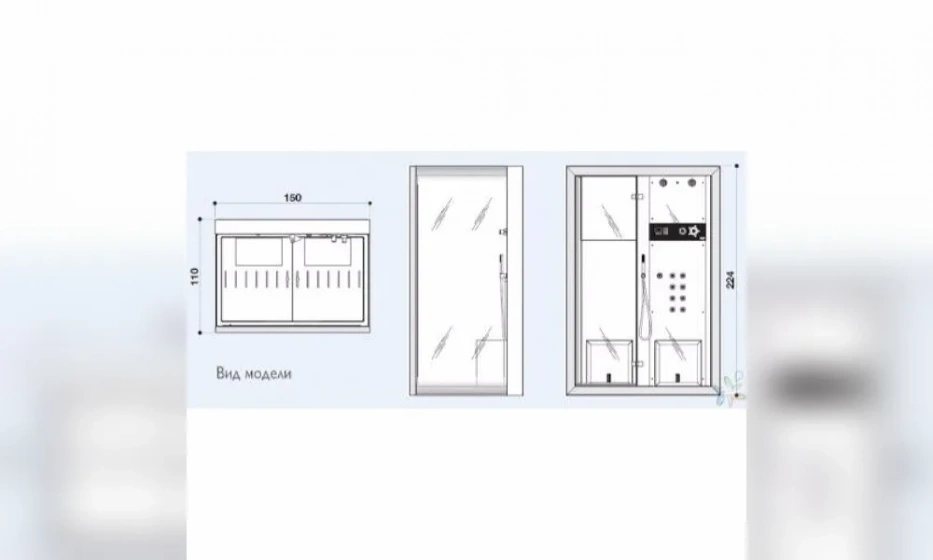 Душевая Кабина Jacuzzi Frame 9448-27219 Dx - фото 2