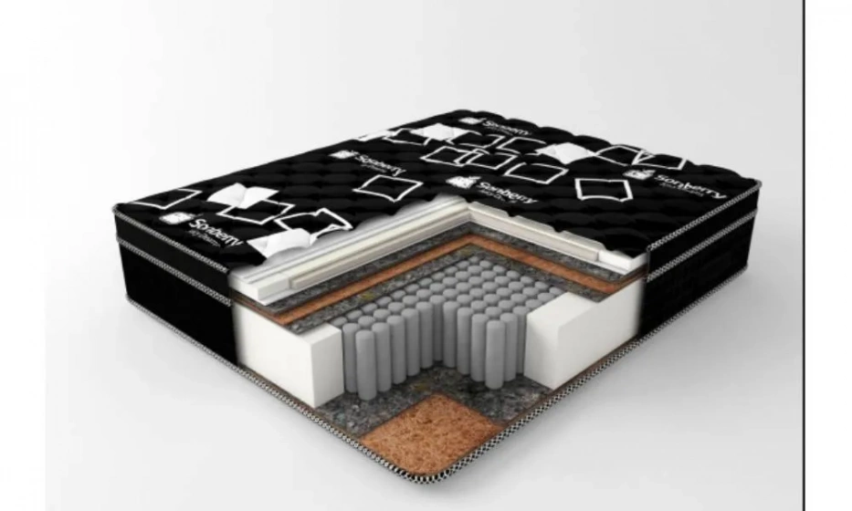 Матрас Сонберри Angelo Pillowtop 4См (Черный)-8 - фото 1