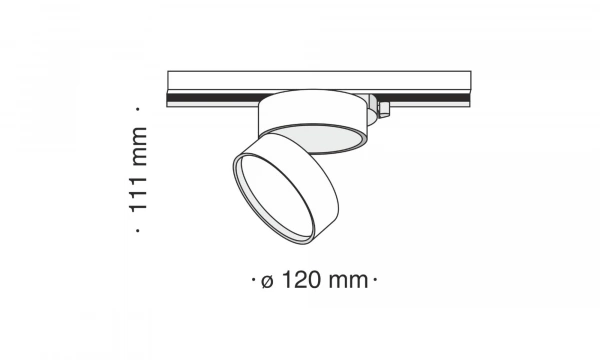 Трековый Светильник Technical Tr007-1-18W3K-B