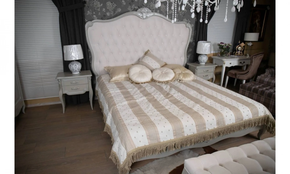 Кровать с мягким изголовьем Kreind - фото 4